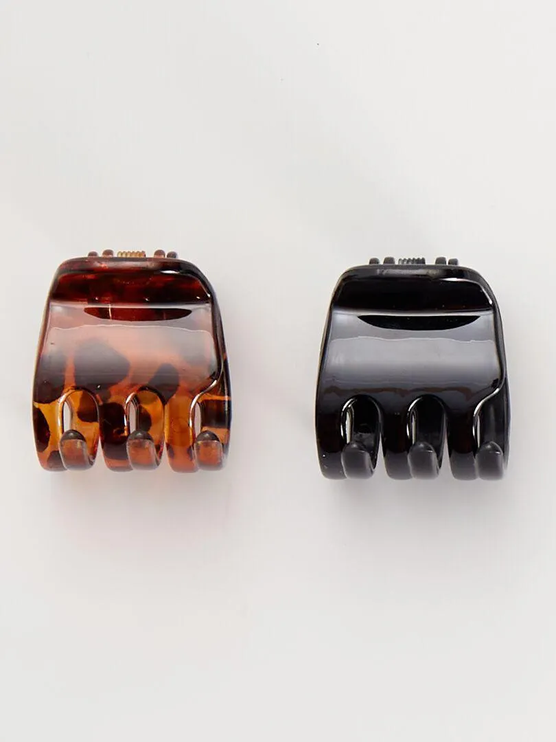 Pack de 2 pinzas de púas - NEGRO