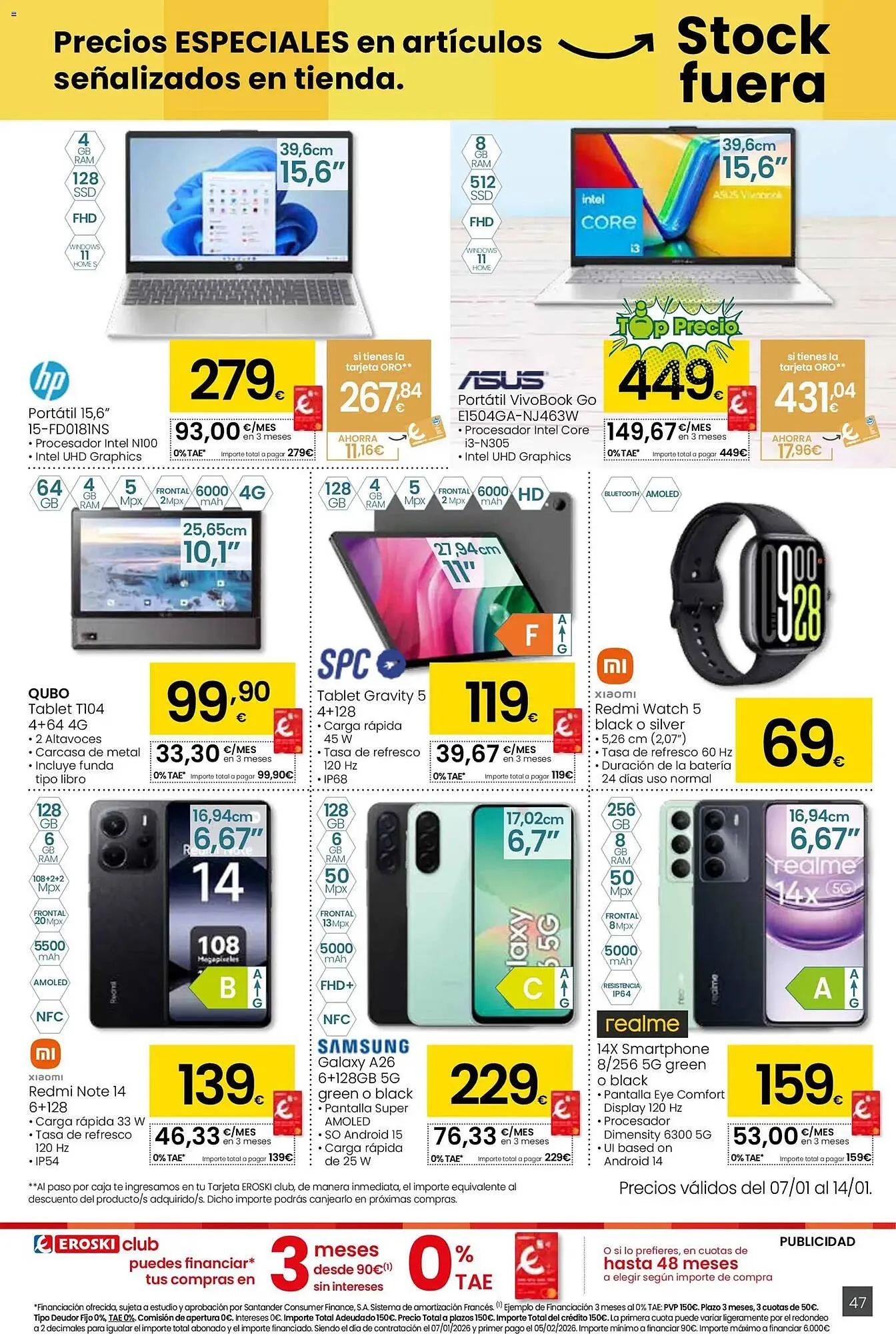 Catálogo de Folleto Eroski 5 de enero al 13 de enero 2026 - Página 47