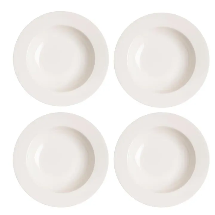 4 Platos hondos Kalk 23 cm
