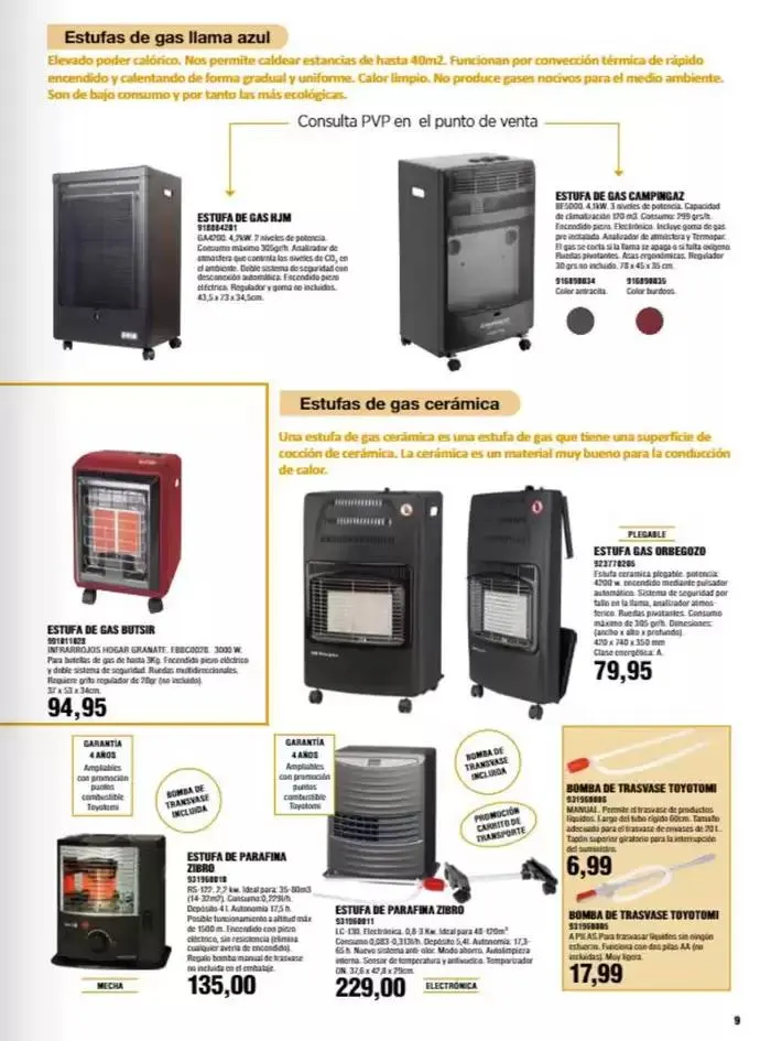 Catálogo de Calefacción 2024 1 de noviembre al 31 de enero 2025 - Página 9