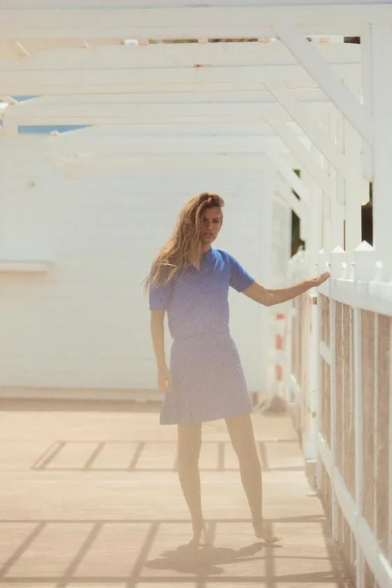 FALDA PLIEGUES PUNTO