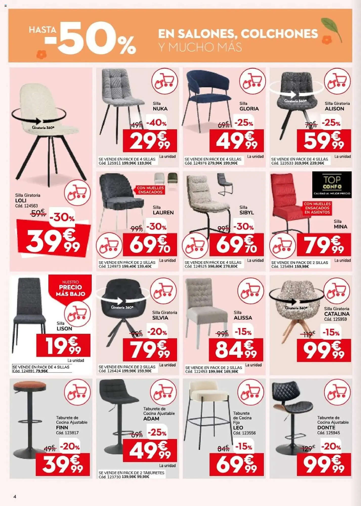 Catálogo de Catálogo Conforama 26 de marzo al 29 de abril 2026 - Página 4