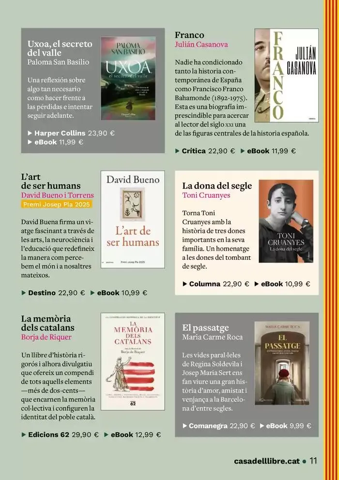 Catálogo de Sant Jordi 2025 8 de abril al 22 de abril 2025 - Página 11
