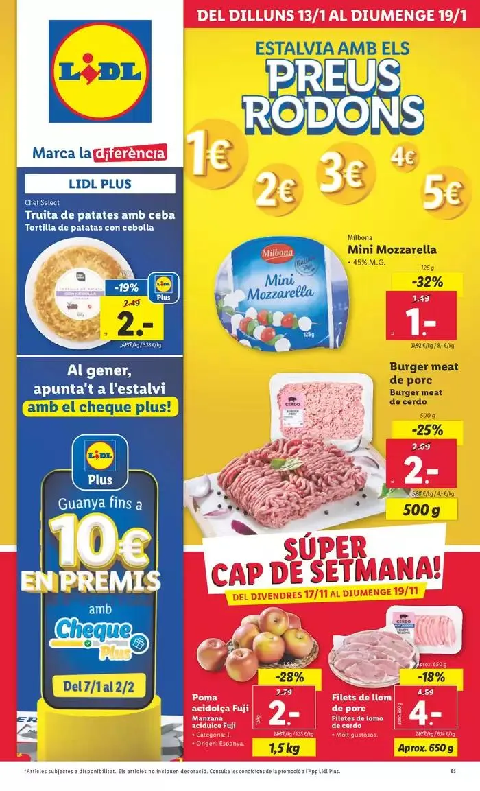 Catálogo de № 1 PRECIO - Ofertas válidas del 13/1 al 19/1 13 de enero al 19 de enero 2025 - Página 1