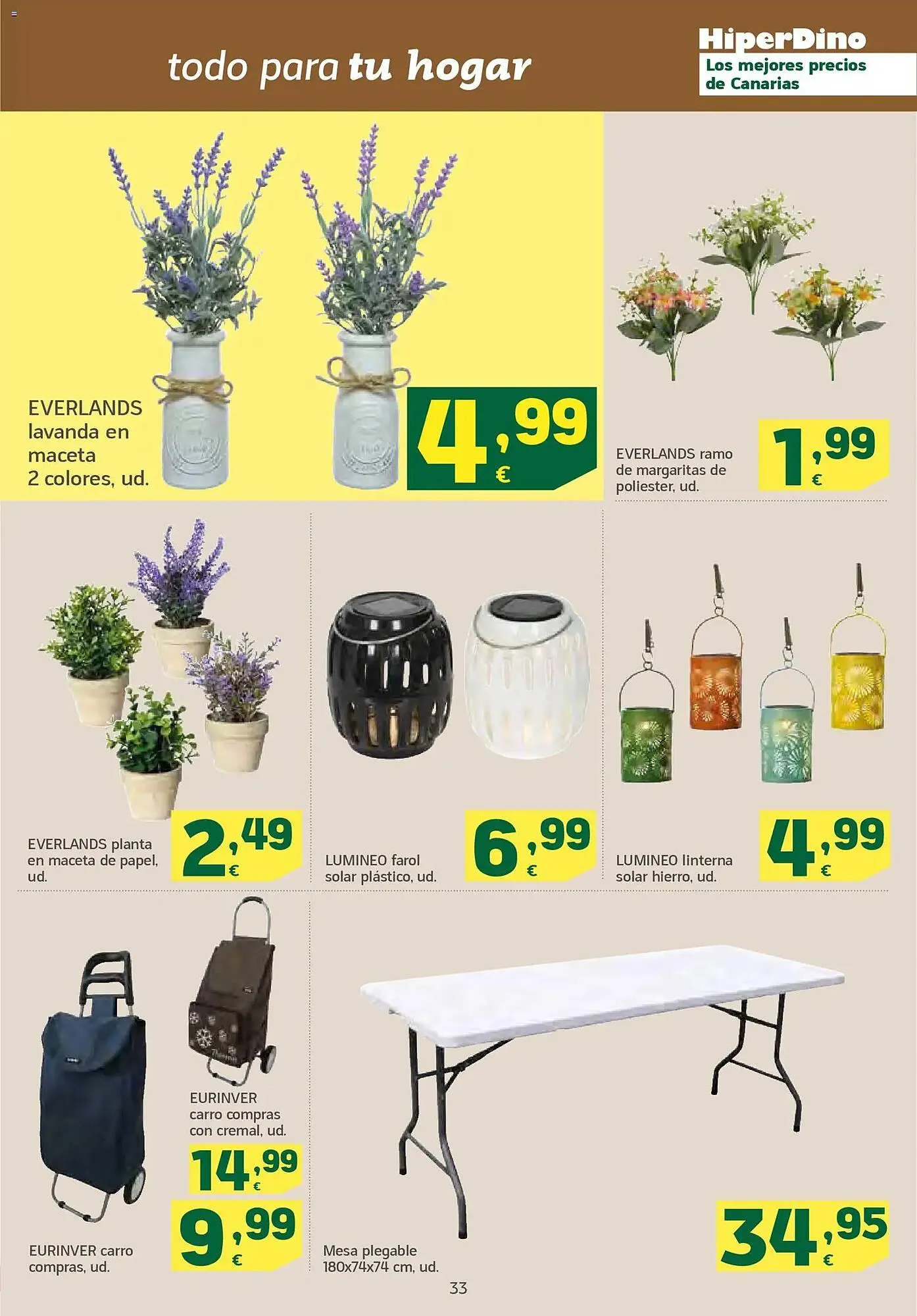 Catálogo de Folleto HiperDino 24 de febrero al 9 de marzo 2026 - Página 33