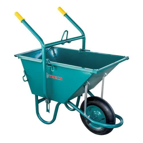 Carro construccion chino 115lt metal verde theca