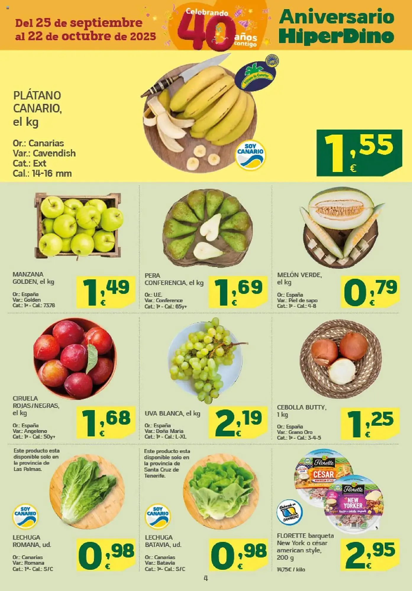 Catálogo de Folleto HiperDino 9 de octubre al 22 de octubre 2025 - Página 4