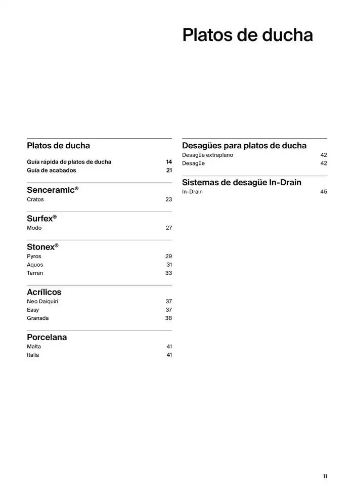 Catálogo de Platos de Ducha, Bañeras y Mamparas 9 de enero al 31 de diciembre 2025 - Página 13
