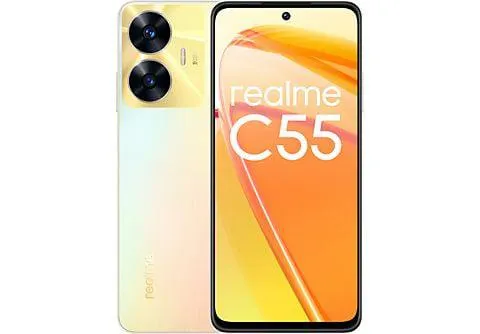Móvil - realme C55, Gold, 256 GB, 8 GB RAM, 6.72 " Full HD+, Mediatek Helio G88 Octa Core, 5000 mAh, Android 13