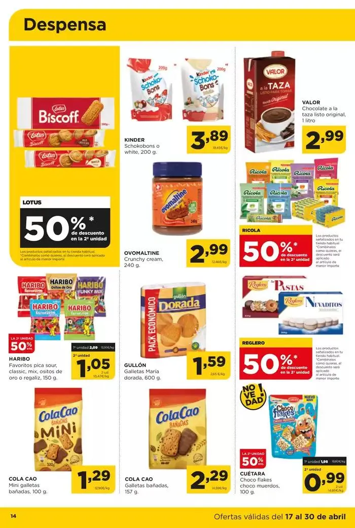 Catálogo de Ofertas válidas en Castilla y León y Galicia del 17 al 30 de abril 17 de abril al 30 de abril 2025 - Página 14