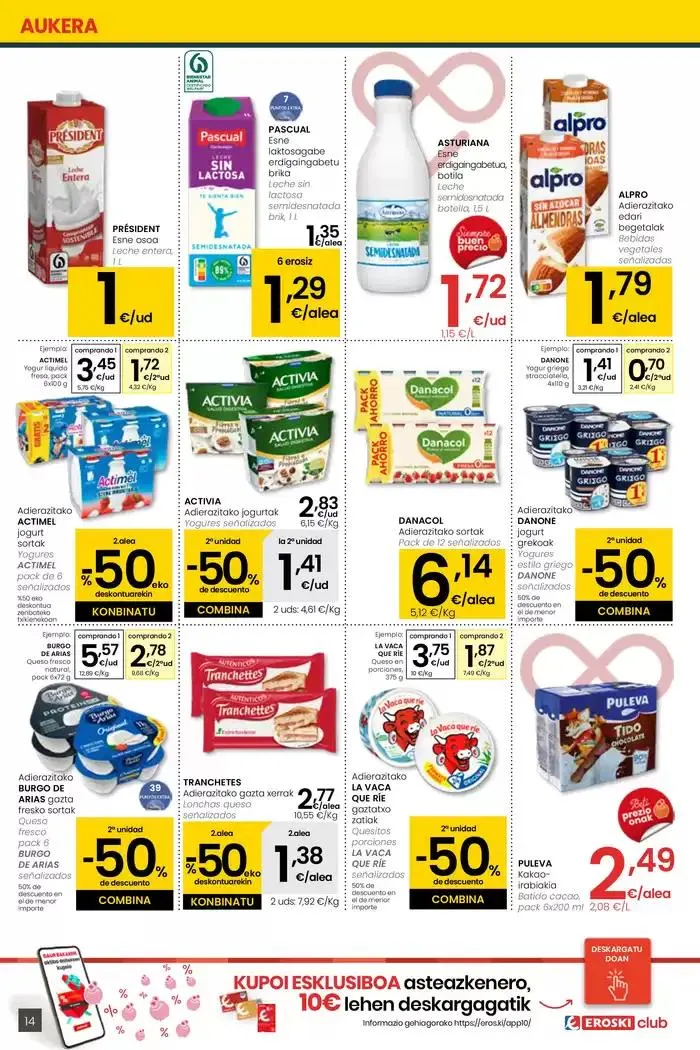 Catálogo de 2000 produktu baino gehiago, BETI PREZIO ONEAN EROSKI CENTER 16 de enero al 28 de enero 2025 - Página 14