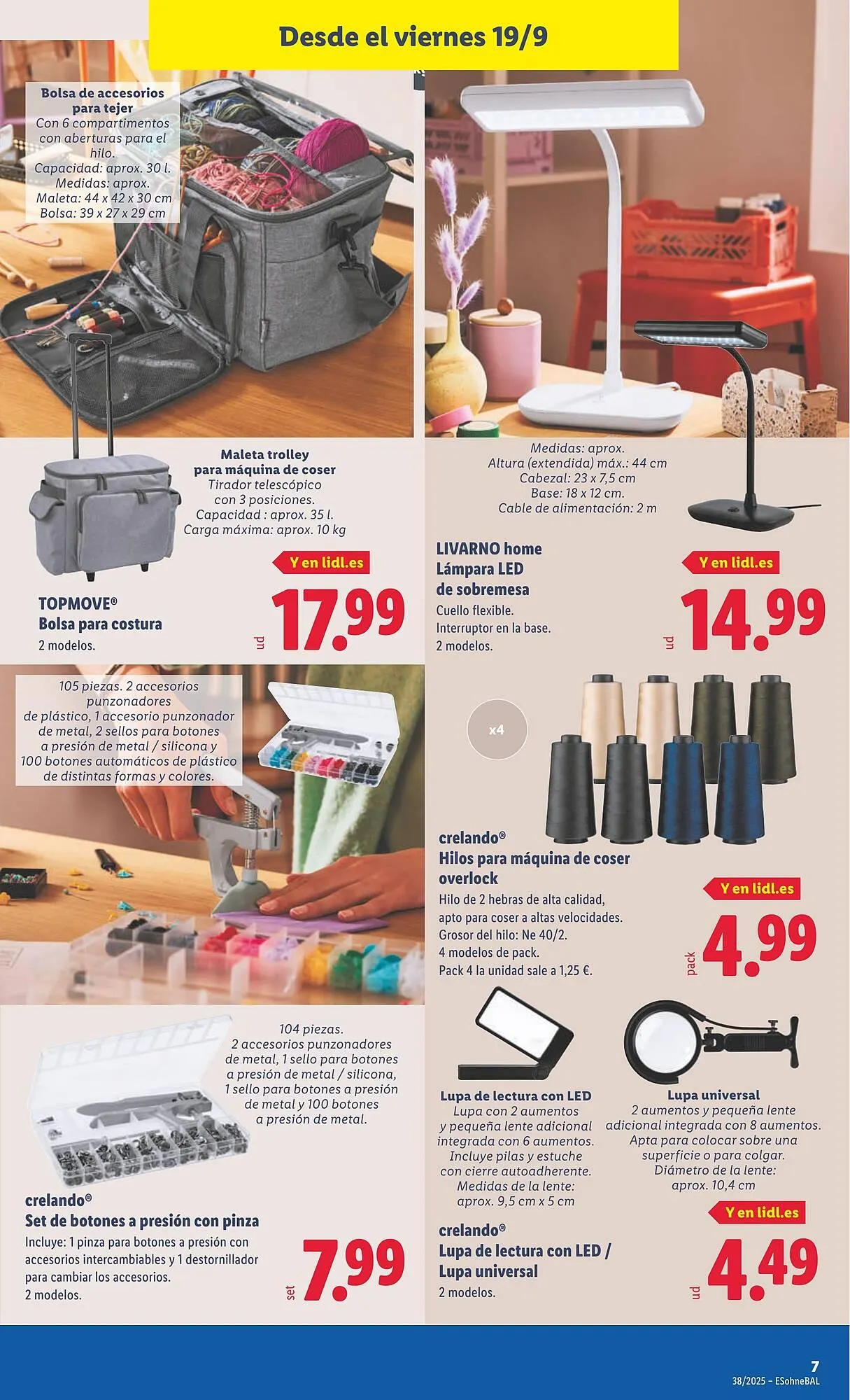 Catálogo de Catálogo Lidl 15 de septiembre al 21 de septiembre 2025 - Página 15