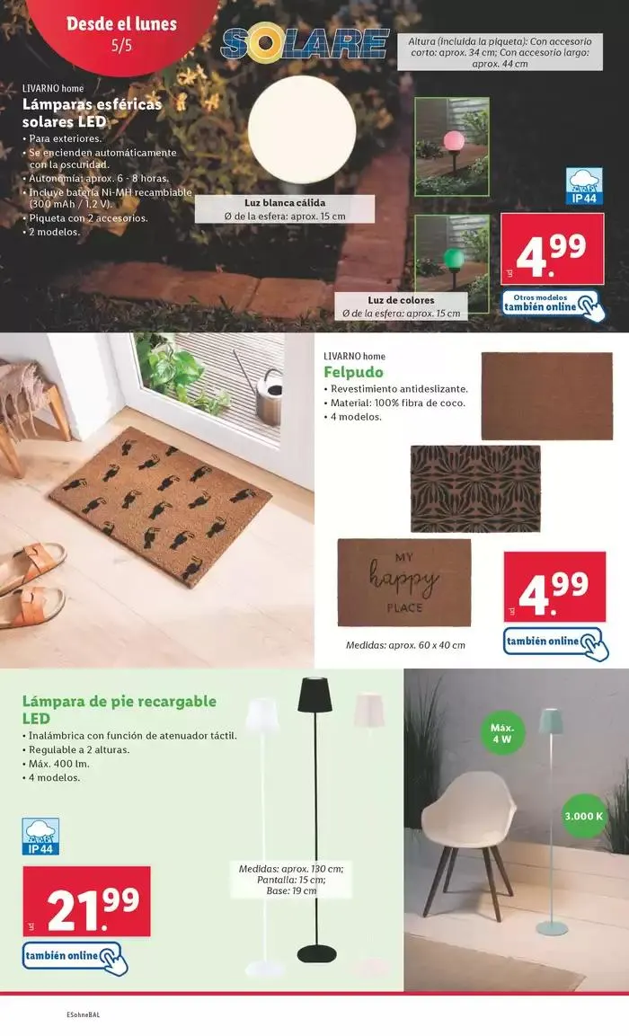 Catálogo de ¡Bazar Lidl! Ofertas válidas del 05/05 al 11/05 5 de mayo al 11 de mayo 2025 - Página 14