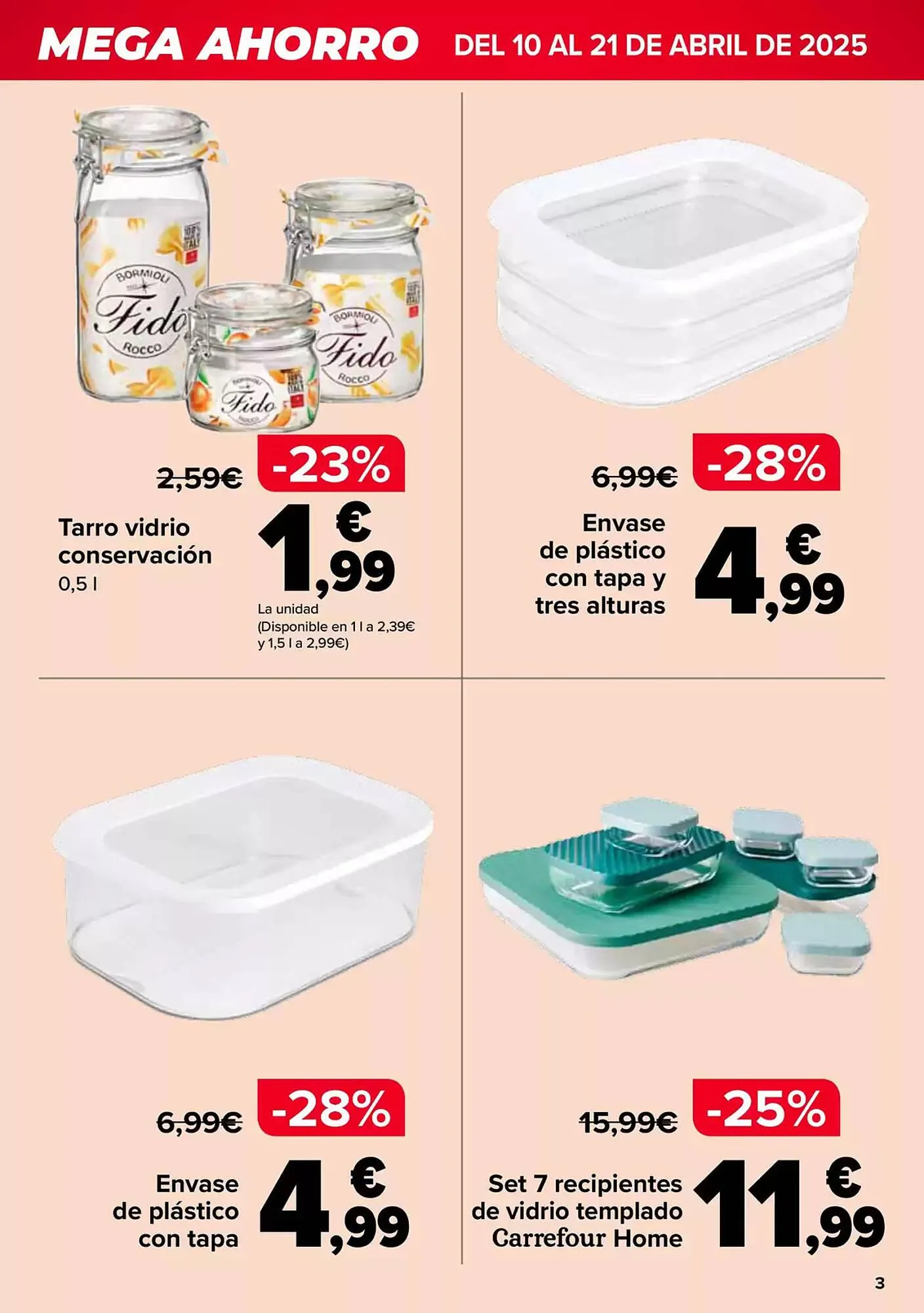 Catálogo de Folleto Carrefour 10 de abril al 21 de abril 2025 - Página 3