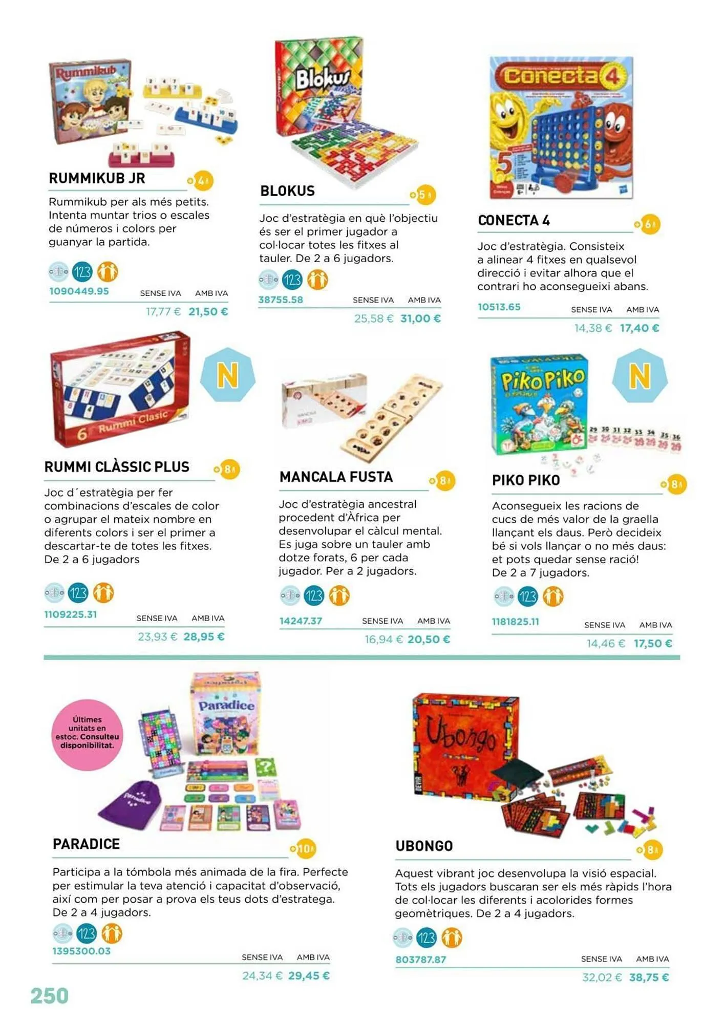 Catálogo de Folleto Abacus 22 de mayo al 28 de febrero 2024 - Página 252