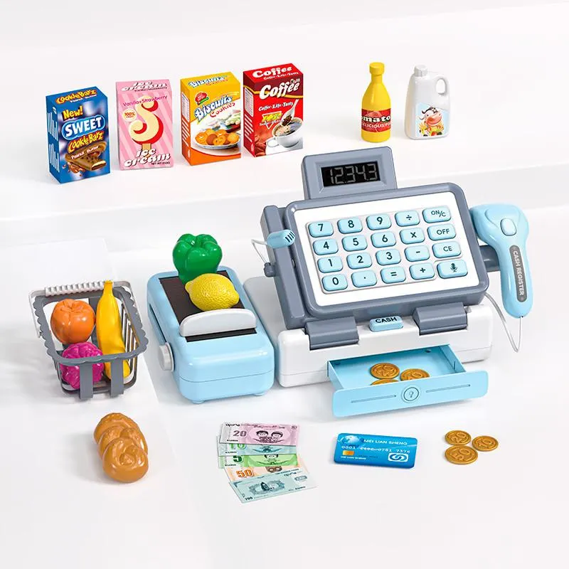 PLAY TOYZ CAJA REGISTRADORA INFANTIL CON ACCESORIOS