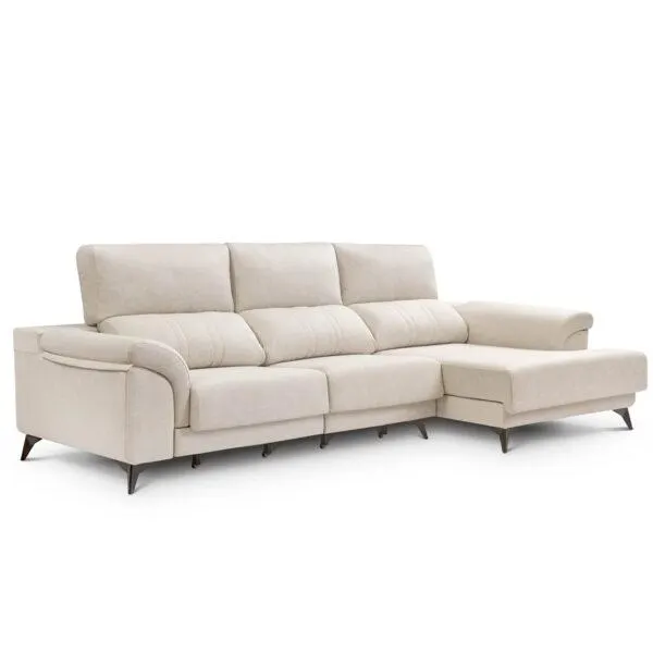 Sofá chaiselongue extraible Francia