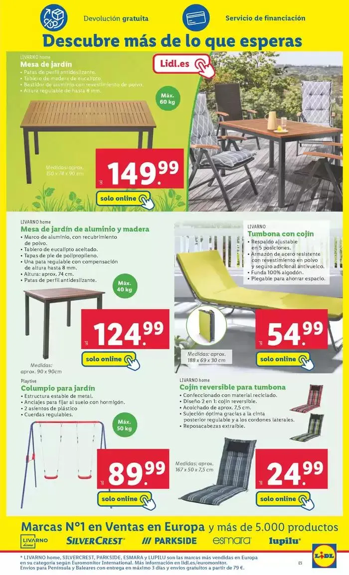 Catálogo de ¡Bazar Lidl! Ofertas válidas del 31/03 al 06/04 31 de marzo al 6 de abril 2025 - Página 17