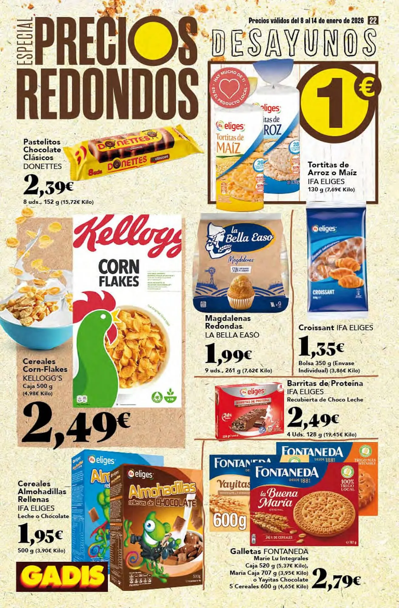 Catálogo de Folleto Gadis 8 de enero al 14 de enero 2026 - Página 22