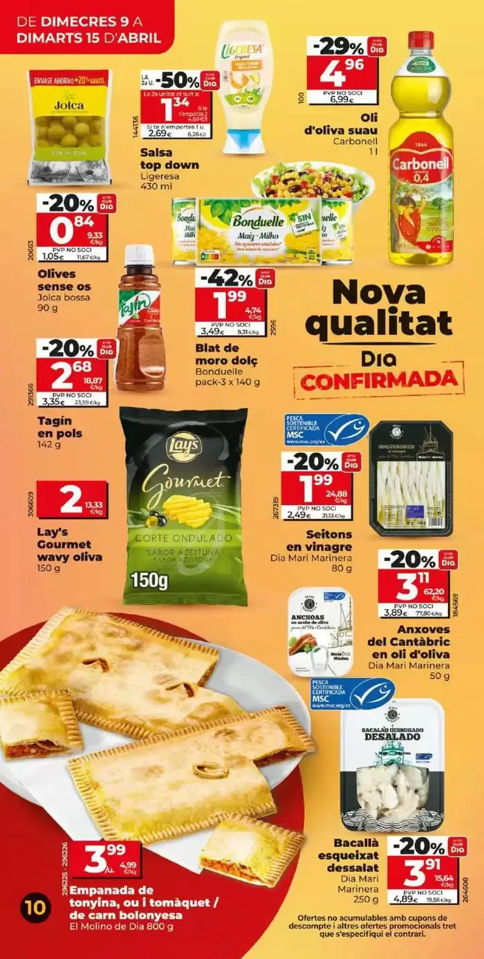 Catálogo de El teu nou Dia del 09/04 al 15/04 9 de abril al 15 de abril 2025 - Página 10