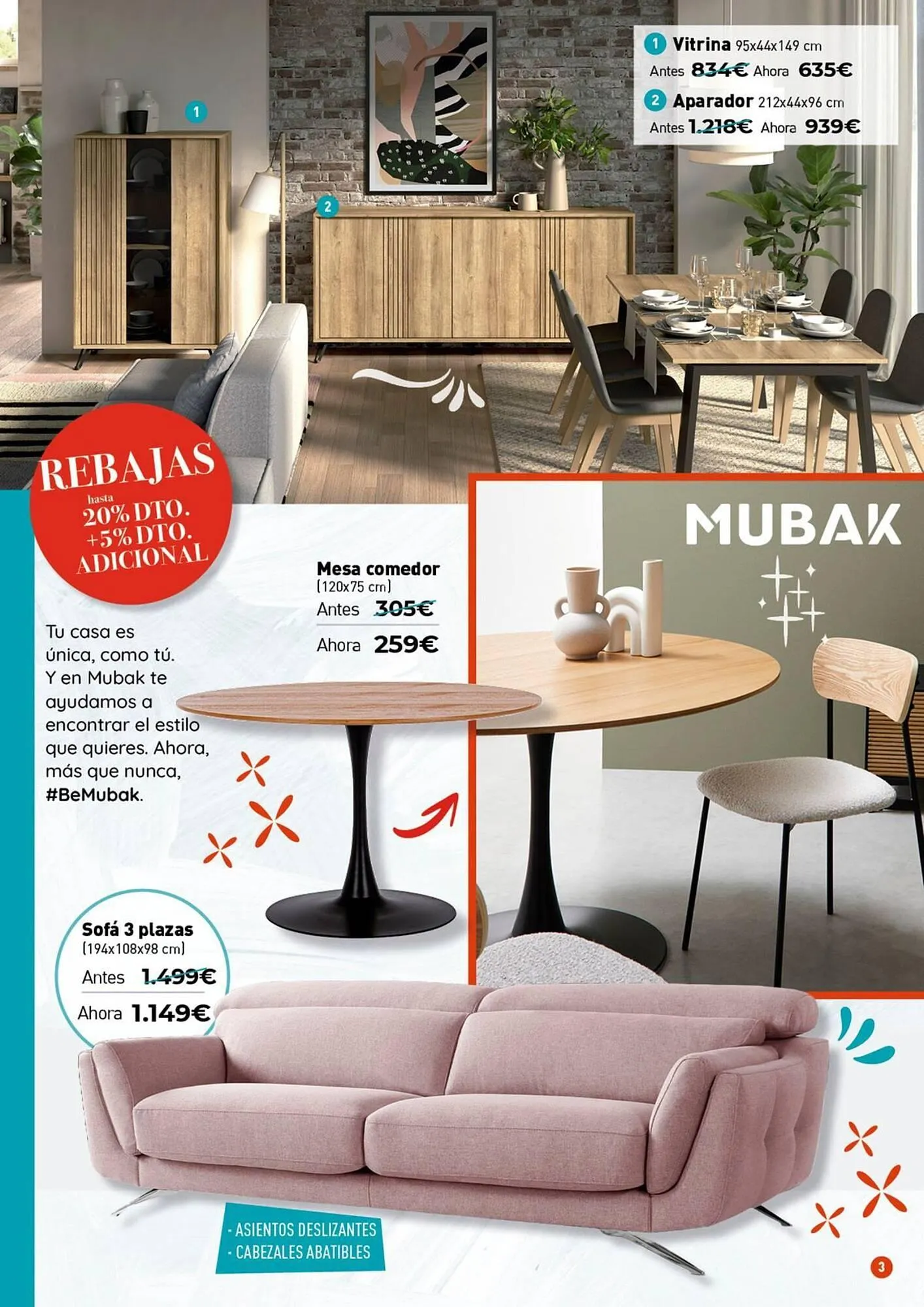 Catálogo de Folleto Mubak 1 de julio al 31 de agosto 2025 - Página 3