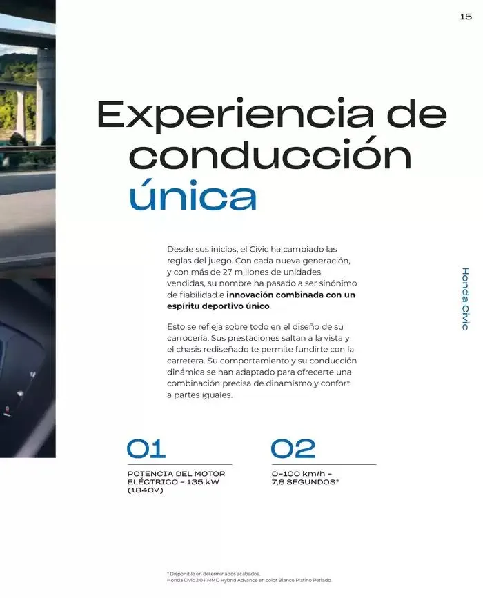 Catálogo de Honda Civic-Hybrid 30 de agosto al 30 de junio 2025 - Página 15