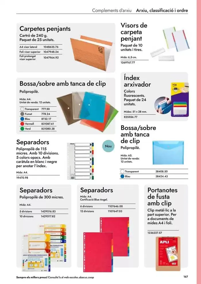 Catálogo de Catàleg Escolar 2025-2026 6 de mayo al 31 de diciembre 2026 - Página 169