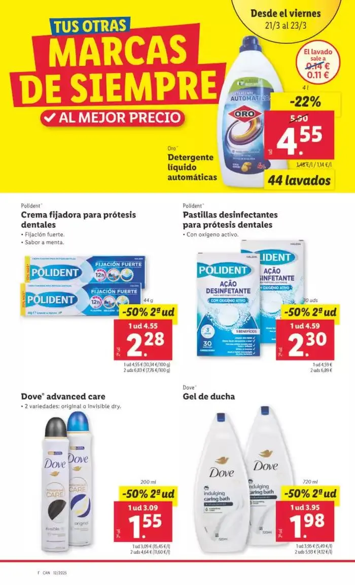 Catálogo de № 1 PRECIO - Ofertas válidas del 17/03 al 23/03 17 de marzo al 23 de marzo 2025 - Página 28