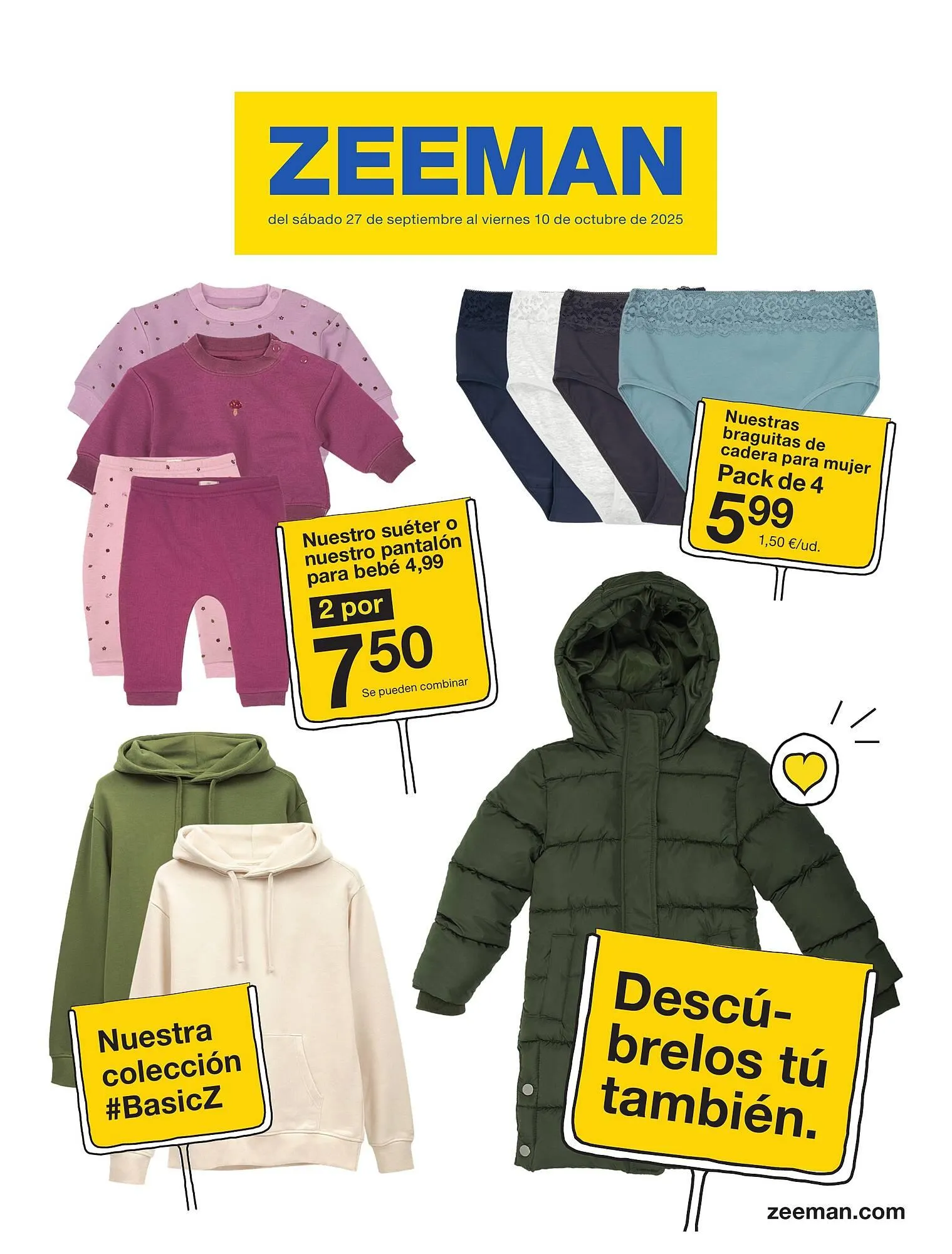 Catálogo de Catálogo Zeeman 27 de septiembre al 10 de octubre 2025 - Página 1