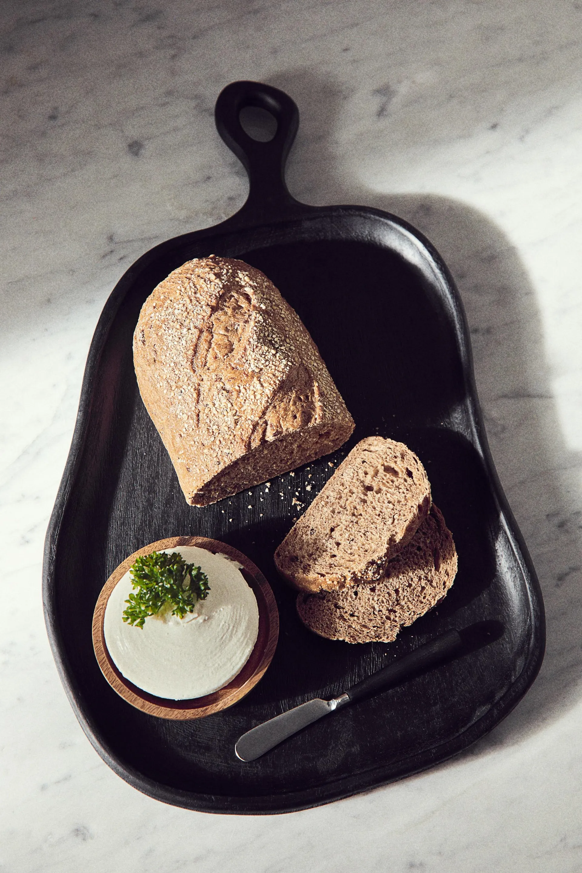 Bandeja grande en madera de mango