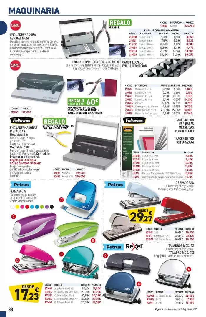 Catálogo de ESPECIAL ARCHIVO 6 de febrero al 11 de junio 2025 - Página 38