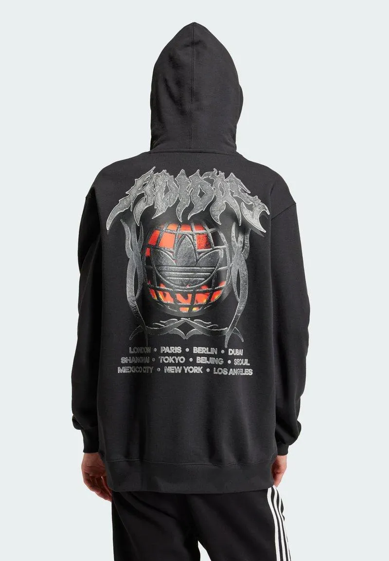 Jersey con capucha - black