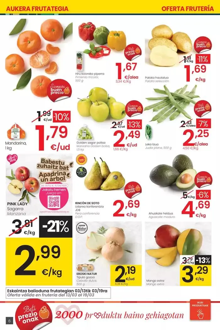 Catálogo de Prezio merkeagoa HIPERMERKATUAK EROSKI 13 de marzo al 26 de marzo 2025 - Página 6