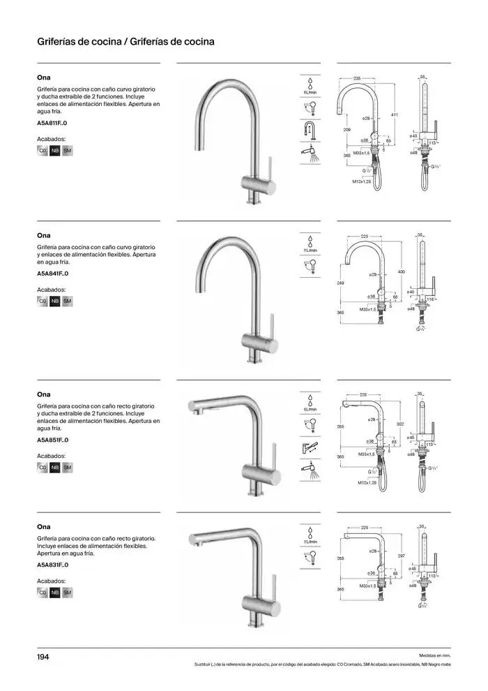 Catálogo de Grifería 9 de enero al 31 de diciembre 2025 - Página 196