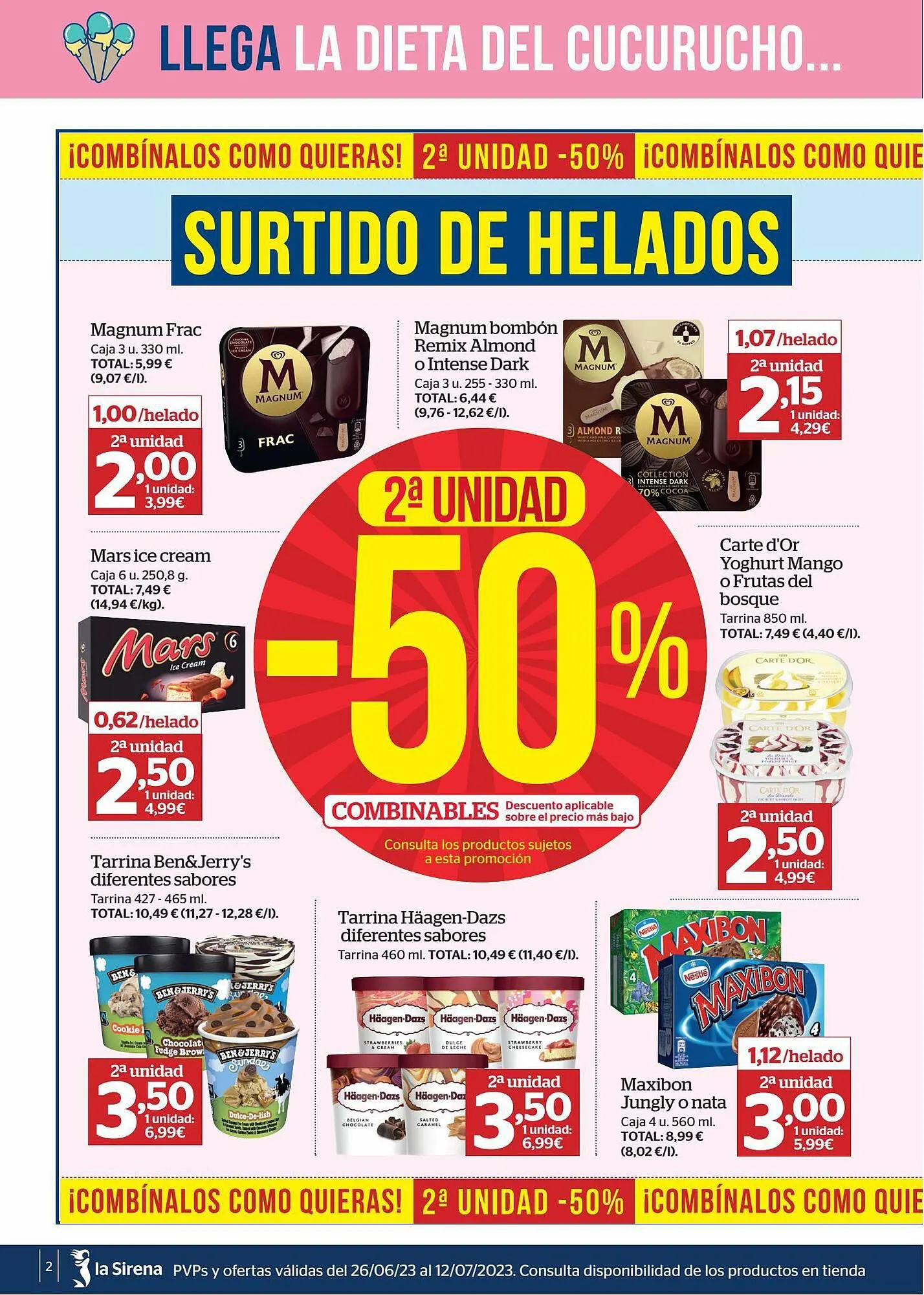 Catálogo de Folleto La Sirena 26 de junio al 12 de julio 2023 - Página 2