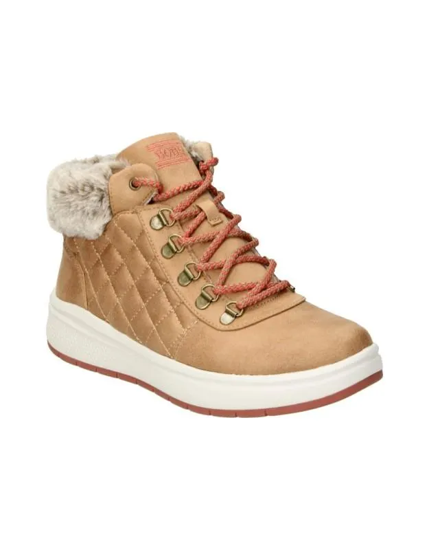 Botines cómodo de mujer SKECHERS 114271-csnt color camel