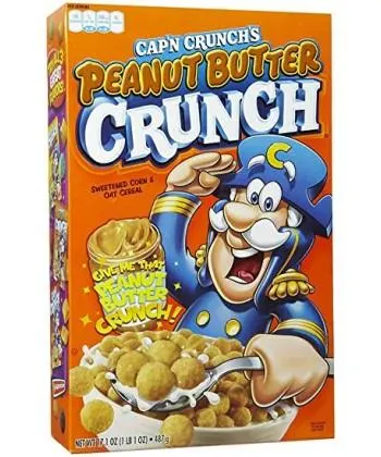 Cap'n Crunch's peanut butter 355 gr. Quaker