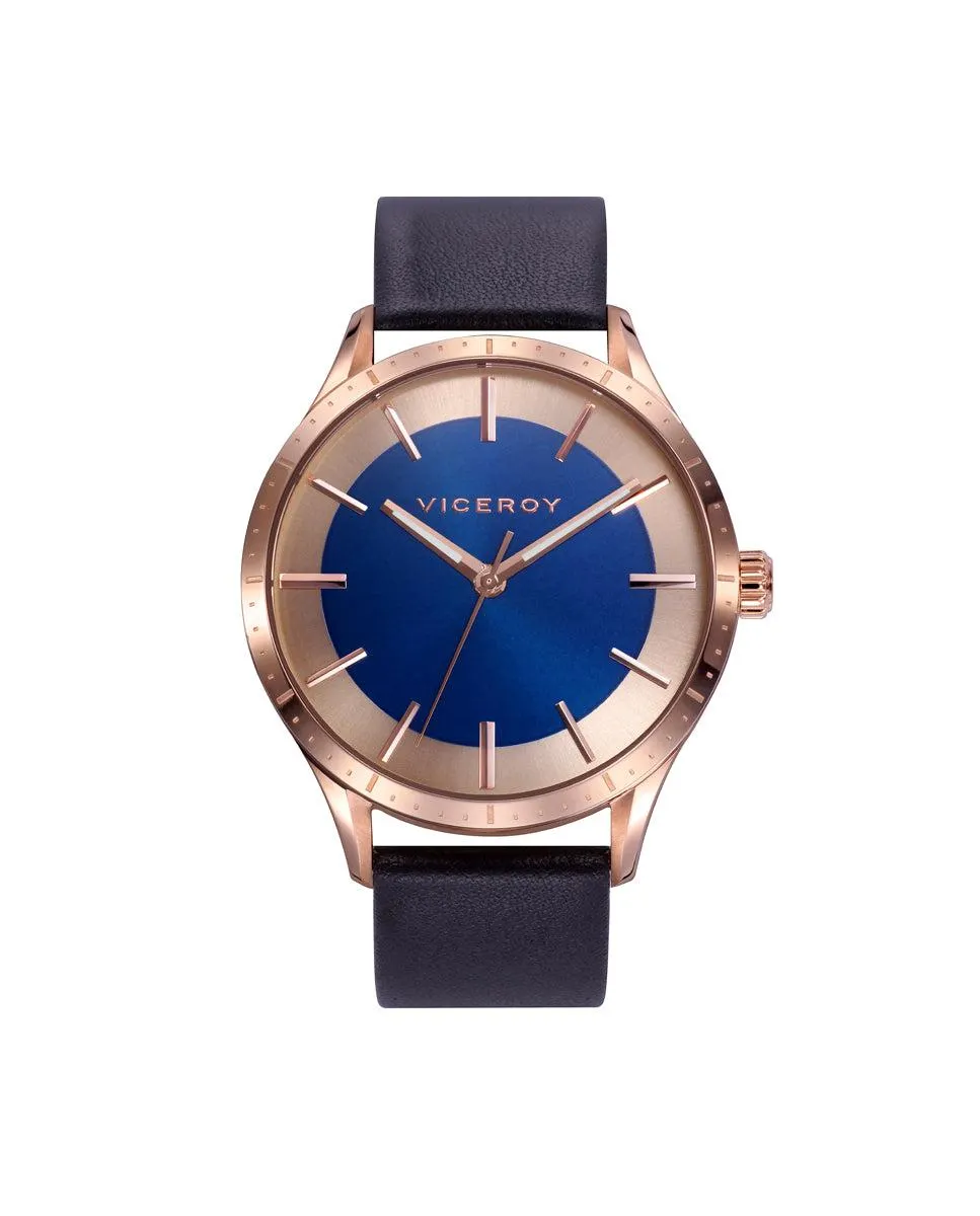 Reloj de hombre Viceroy Beat con correa de piel marrón