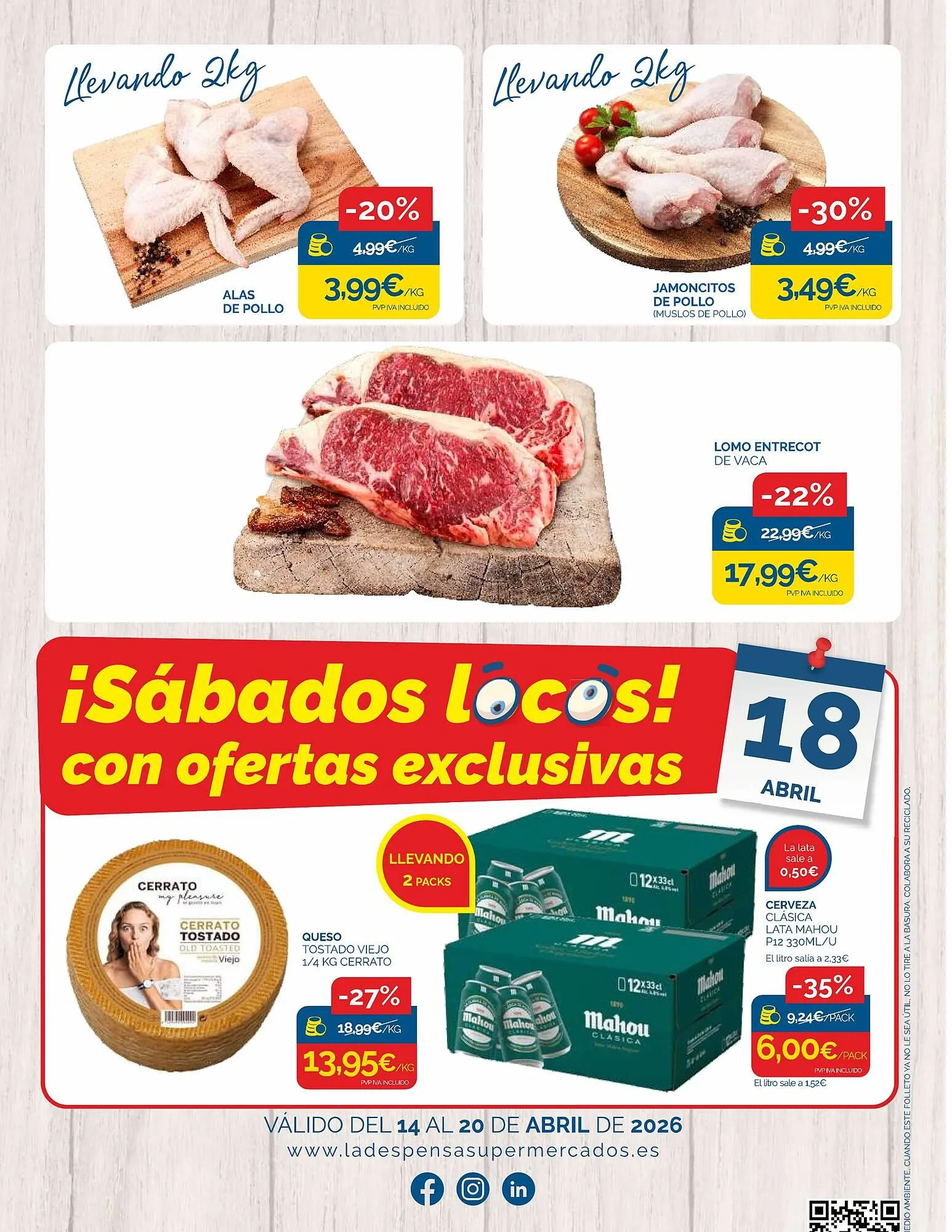 Catálogo de Folleto Cash Ecofamilia 14 de abril al 20 de abril 2026 - Página 4