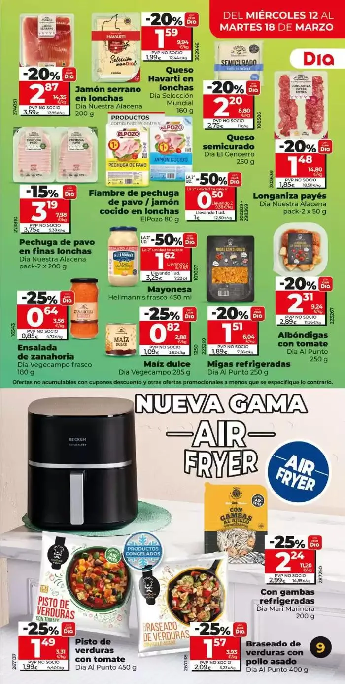 Catálogo de Tu picoteo del Dia del 12 al 18 de marzo 12 de marzo al 18 de marzo 2025 - Página 9