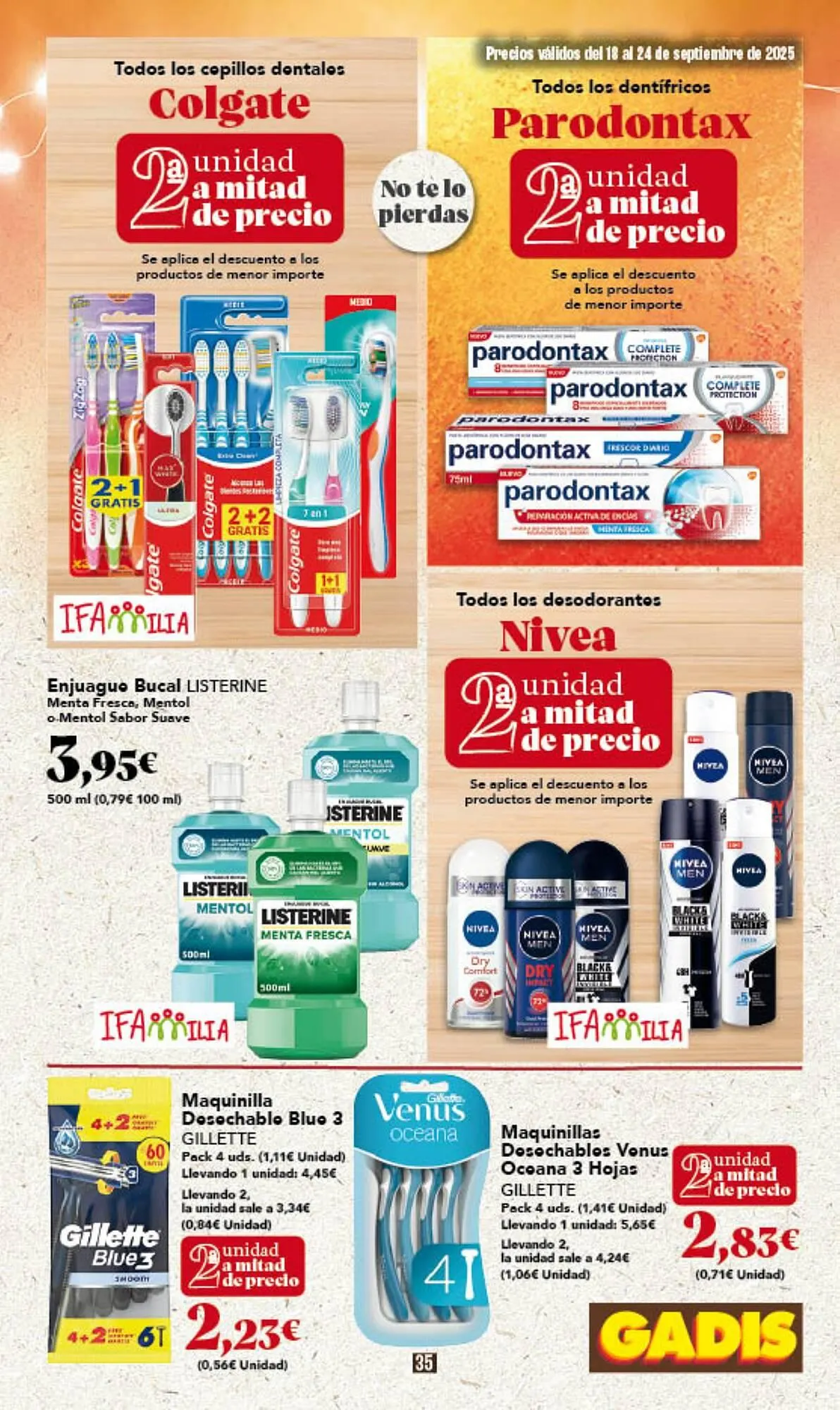Catálogo de Folleto Gadis 18 de septiembre al 24 de septiembre 2025 - Página 35