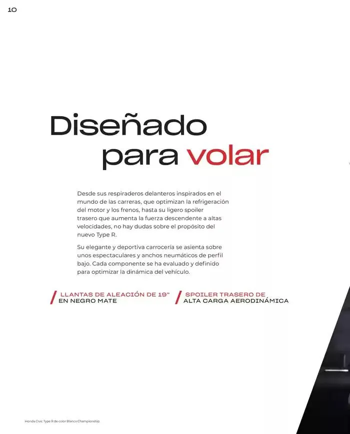 Catálogo de Honda Civic-Type R 30 de agosto al 30 de junio 2025 - Página 10