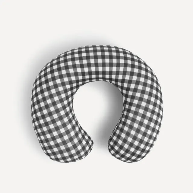 Collarín de viaje viscoelástica Vichy Negro Basics El Corte Inglés