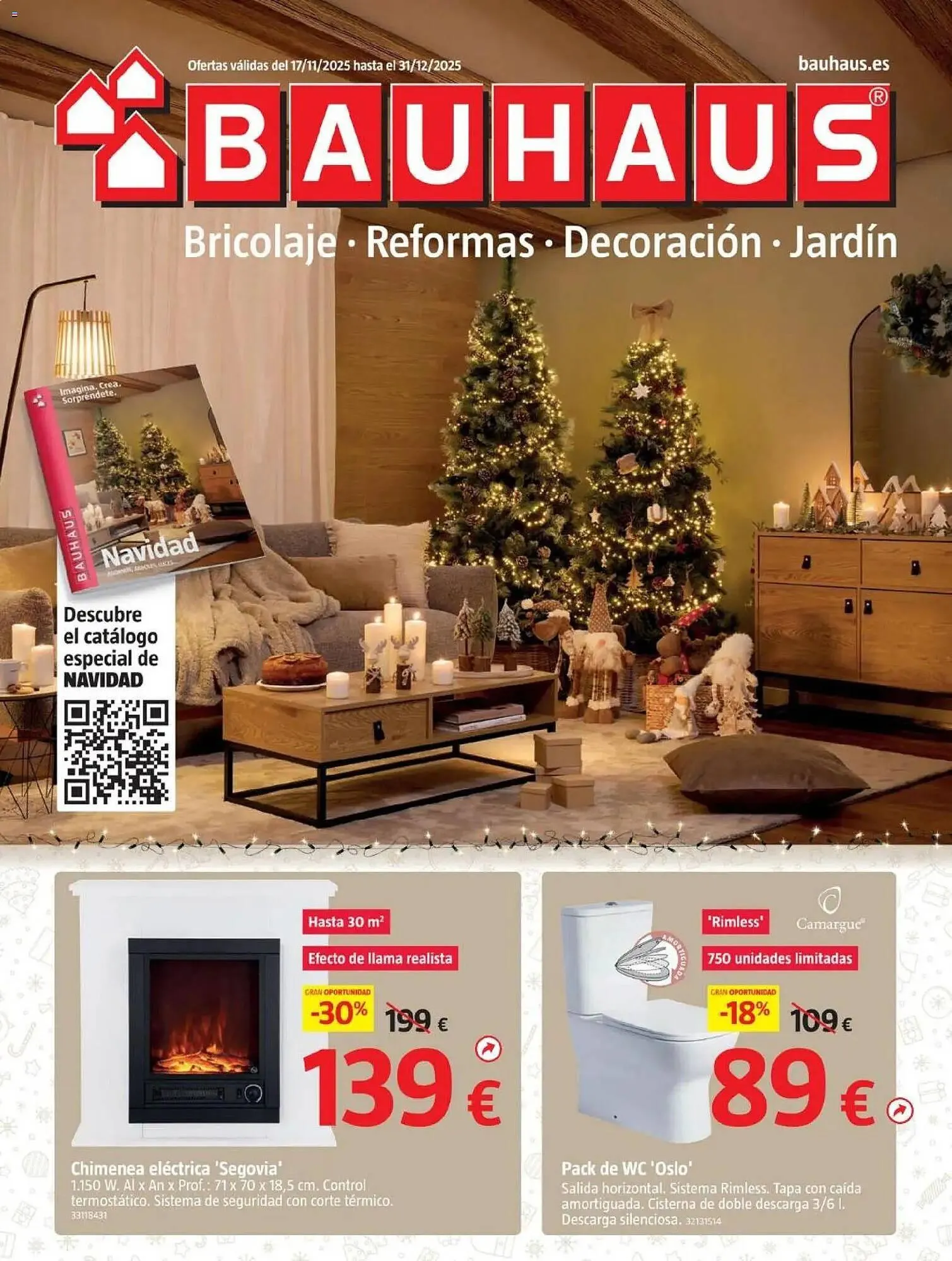 Catálogo de Catálogo Bauhaus 17 de noviembre al 31 de diciembre 2025 - Página 1
