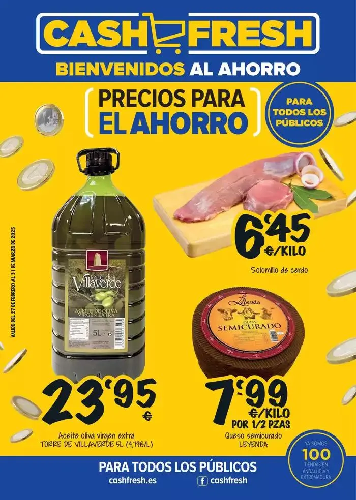Catálogo de Folleto Cash Fresh 4 de marzo al 31 de marzo 2025 - Página 1