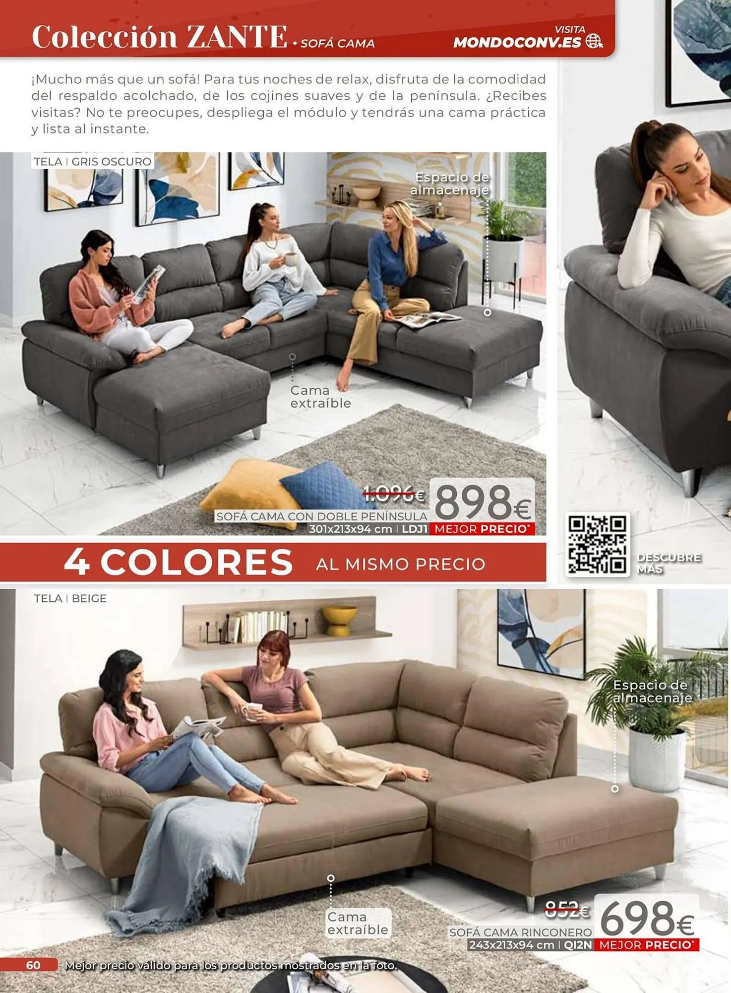 Catálogo de Catálogo Mondo Convenienza 2 de octubre al 28 de febrero 2026 - Página 62