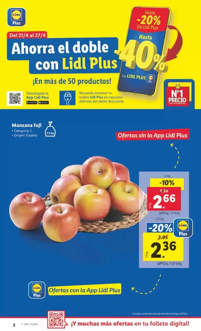 Catálogo de № 1 PRECIO - Ofertas válidas del 21/04 al 27/04 21 de abril al 27 de abril 2025 - Página 2