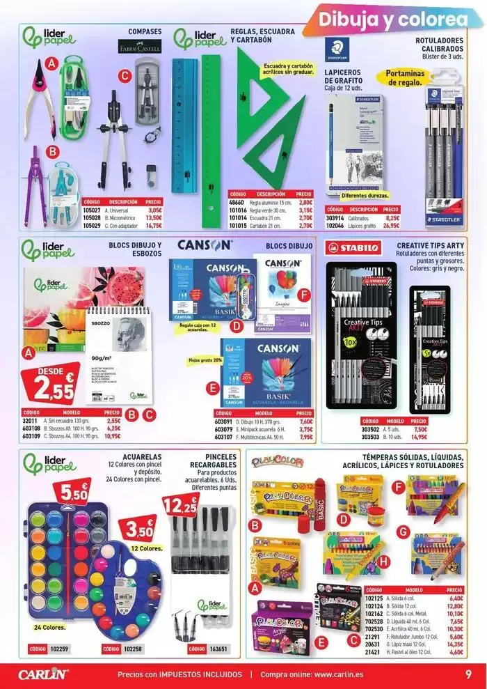 Catálogo de HIPER OFERTAS PAPELERÍA Nº5 1 de abril al 30 de junio 2025 - Página 9