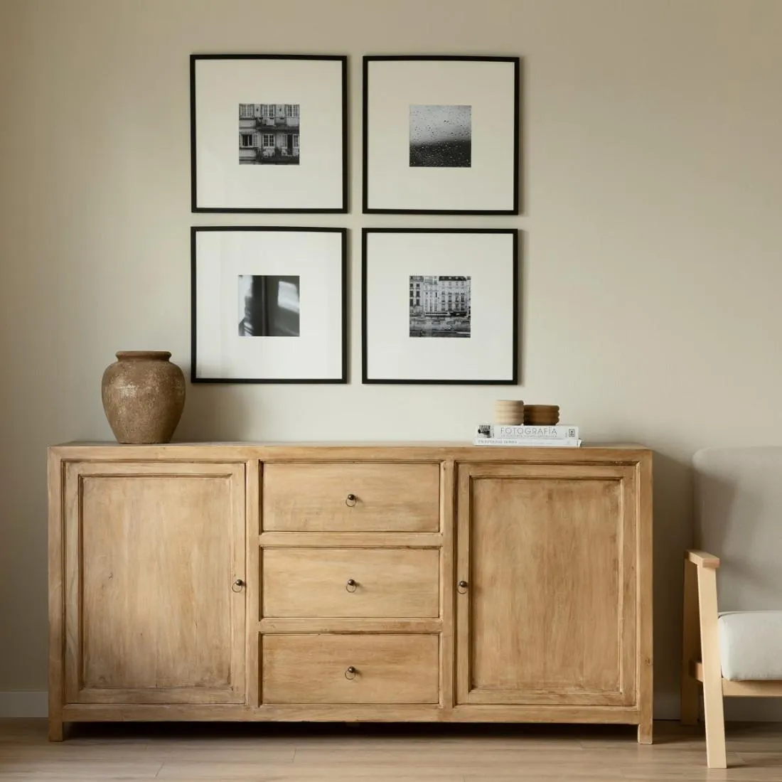 Aparador 180 de madera maciza