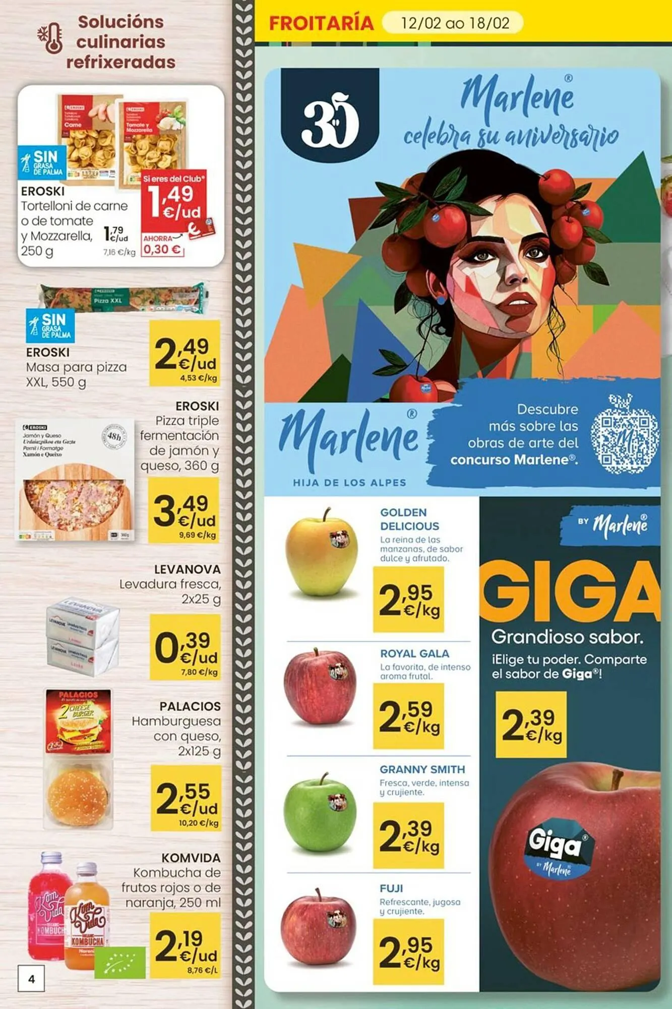 Catálogo de Folleto Eroski 12 de febrero al 25 de febrero 2026 - Página 4